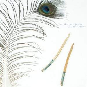 Glittery Peacock Feather
