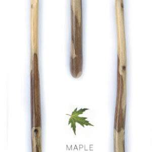 Rustic Sealed Maple Hook J-10/6.3mm