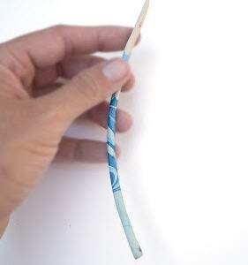 Blue Swirl Hook, 3.75mm
