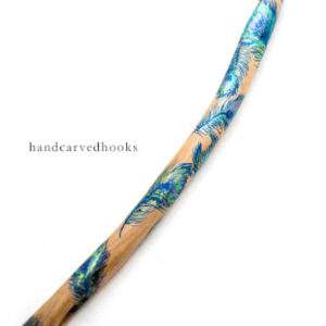 Azalea Glitter Peacock Feather (made to order)
