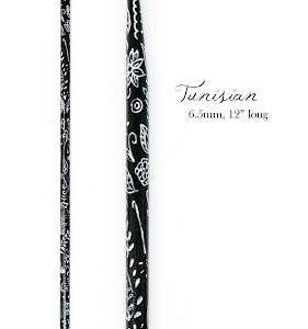 Black & White Chalk Design Tunisian