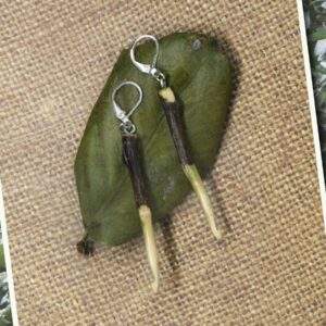 RUSTIC CROCHET HOOK EARRINGS