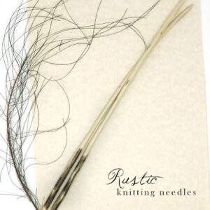 Australian Pine Rustic Ends, Knitting Needles